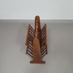 Double Dutch Wooden Magazine Rack , Wood Magazine Stand , Wood Magazine Holder, Mid Century Furni thumbnail 6