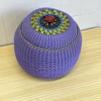 Theemuts/Mand Kleurrijke Opbergmand thumbnail 2