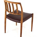 Set 6 Niels O Møller Stoelen Vintage Palissander Model 83 thumbnail 8