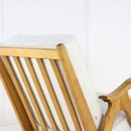 Vintage Fauteuil Eiken Nieuw Gestoffeerd | 2 Beschikbaar 'nederweert' thumbnail 11