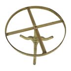 Mid Century Ronde Marmeren Salontafel Bijzettafel Messing thumbnail 17