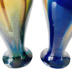 Art Deco Thulin Druipglazuur Vaasjes Keramiek thumbnail 6