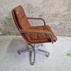 Vintage Bureaustoel Leren Artifort Deskchair thumbnail 13