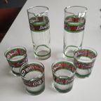 Vintage Set Coca Cola 'Glas In Lood 'Style thumbnail 4