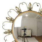 Vintage Fish Eye Convex Spiegel Sunburst Heksenspiegel Deknudt 46Cm thumbnail 12