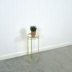 Messing Plantentafel Met Glazen Blad thumbnail 4