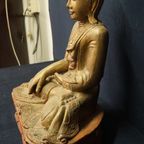 Boeddha. Hout. thumbnail 3