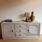 Mid Century Rotan Sideboard Dressoir Vintage thumbnail 19