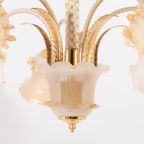 Murano Glass ‘flower’ Chandelier, 1960’s Italy thumbnail 3