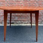 Scandinavische Vintage Teakhouten Ronde Tafel Jaren ‘60 thumbnail 9