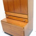 Vintage Boekenkast, Wandkast, Highboard - Tweedelig, Jaren '60 | 01330 thumbnail 4