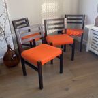 Vintage Design Eetkamerstoelen Van Arnold Merckx - Fristho Franeker thumbnail 12