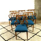 Set Of 6 Zijlstra Joure "Poly Z" Chairs, Abraham A. Patijn 1950S thumbnail 8