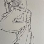 Gustav Klimt After (1862-1918), Coppia Di Amanti, 1903, Printed In Italy thumbnail 5