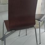 Vintage Stoelen Ikea Gilbert Bruin 2X thumbnail 8