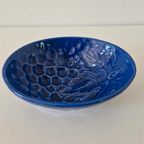 Vintage Puddingschaal Wandbord Blauwe Puddingschaal Wandbord thumbnail 4