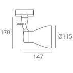 Artemide Starship Matt Black Rails, Tracks & Kabelsystem Zwart thumbnail 3