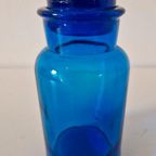 * Vintage Apothekers Pot Kobalt Blauwe Apothekers Potje thumbnail 2