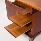 Monumental Danish Modern Executive Desk, 1950’s thumbnail 6