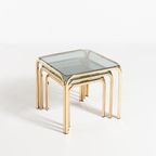 Italian Modern Nesting Side Tables, 1970s thumbnail 3