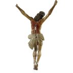 Corpus Hout Polychroom Antiek Christi 18De Eeuw Sculptuur Beeld 33Cm thumbnail 5