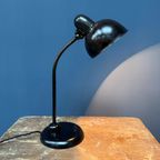 Ongemerkte Zwarte Kaiser Idell Bureaulamp Model 6551 thumbnail 17