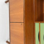 Scandinavisch Vintage Teak Fineren Boekenkast Bergnas thumbnail 12