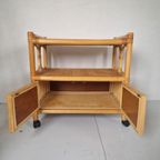 Vintage Barcart Vinyl Tafel Lp Platen Speler Trolley Tafel thumbnail 6