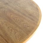 Bernhard Pedersn And Son Eiken Ronde 2x Verlengbare Eettafel Tafel Vintage 'bogvad' Deens Design thumbnail 21