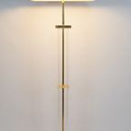 Lucite - Vloerlamp - Jaren 1970 - Messing - Plexiglas - Hollywood Regency Vloerlamp - 70'S thumbnail 2