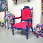 Kleurrijke Fauteuil / Armstoel thumbnail 6