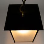 Amsterdamse School - Lantaarnlamp - Hanglamp - Koper - Glas - 1E Kwart 20E Eeuw thumbnail 6