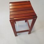 6 X Stool Meranti 70s. Height 71 Cm / Wide 42 Cm / Depth 40 Cm thumbnail 8