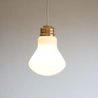 Glass Lightbulb Shaped Pendant Lamp thumbnail 11