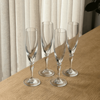 Set Of 4 Vintage Elegant Flutes thumbnail 3
