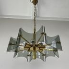 Midcentury Hanglamp Van Messing En Rookglas Schroder&co thumbnail 2