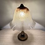 Peil & Putzler Glass Table Lamp With Brass Base , 1970S thumbnail 10