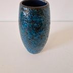 Vintage Lavavaas Keramieke Patrol Blauwe Vaas thumbnail 7