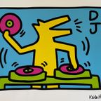 Keith Haring (1958-1990), Untitled Dj 1983, Licensed By Artestar Ny, Printed In U.K. thumbnail 4