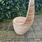 Bohemian Boho Rotan Bamboe Fauteuil Handgemaakt thumbnail 8