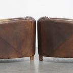 Exclusieve Set Rundleren Aviator Design Fauteuils Met Een Bijzondere Kleurstelling thumbnail 4