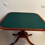 Regency Opvouwbaar Mahonie Kaarttafel / Sidetable thumbnail 13