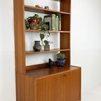 Scandinavisch Vintage Teak Fineren Boekenkast Stenstund thumbnail 2