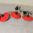 Set Van 3 Rode Hanglampen, Gnosjö Konstsmide, Zweden thumbnail 13