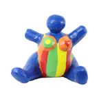 Vintage Kunstobject Beeld Dikke Dame Papier Maché Pop Art 38Cm thumbnail 8