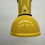 Fontana Arte Yellow Industrial Hanging Lamp , 1970’S thumbnail 4