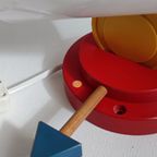 2X Vintage Ikea Memphis Style Lamp Ettore Sottsass thumbnail 3