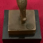 Art Nouveau Bronzen Beeld. Gesigneerd D. Chiparus. thumbnail 4