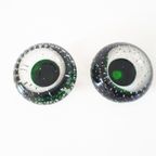 * 2 Murano Kandelaars Spijkerglas Waxine Houders | Kerst thumbnail 3