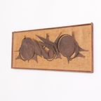 Brutalist Metal Wall Sculpture / Wanddecoratie / Muurdecoratie From Henrik Horst, Denmark 1970’s thumbnail 6